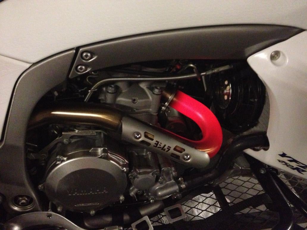Help! Header turning red hot! Yfz450r Yamaha YFZ450 Forum YFZ450